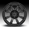 XD Series XD863 Titan Satin Black Custom Truck Wheels Rims 3